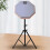 8 Inches Silent Practice Drum Pad with Adjustable Stand Snare Drum Practice Pad 6