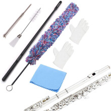 Flute Cleaner Care Cleaning Kit, Flute Cleaning Cotton Cleaning Brush, Flute Cle
