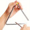 1Pc Easy Handle Triangle Hand Percussion Smooth Surface Triangle Musical Percuss 7