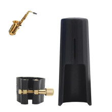 OriGlam SAX_10D Woodwinds Soprano Saxophone Mouthpiece Cap, Leather Ligature Fas