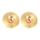 Brass Bell Cymbal, 14.7 cm Diameter, Hand Percussion Instrument Teaching Tool, C 1
