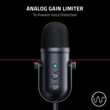 Razer Seiren V2 Pro - Professional-Grade USB Microphone for Streamers (Dynamic M