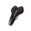 Fahrradsattel aus Silikon Black+Red 1