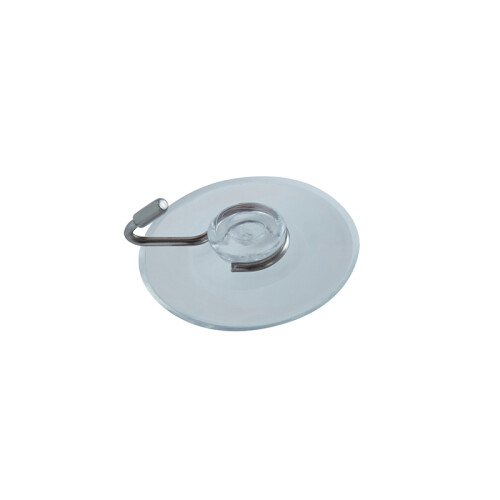 Set da 12 ganci a ventosa trasparenti riutilizzabili per parete e bagno 1