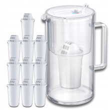Aquaphor Nord glasfilterkande 2,5l + 10 A5 patroner (350L), hvid