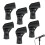 6PCS Microphone Clip Mic Holder, Black 1
