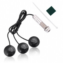 Dilwe Acoustic Guitar Piezo Pickup Transducer, Compatible with Ukulele, Mandolin Instruments