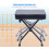 Pyle Piano Bench Guitar & Drum Stool, Adjustable Height Keyboard Seat, Folding M 5