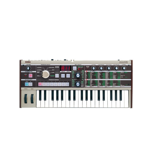 Korg - MICROKorg - 37 Key Analogue Modelling Synthesizer with Vocoder - Grey 1