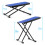 Tiger GST35-BL Guitar Footstool - Blue 2