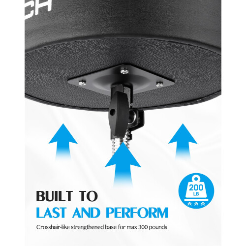 STRICH Drum Throne, Height-Adjustable Padded Drum Throne, Sturdy Rotatable Guita 1