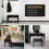 CAHAYA Piano Bench with Storage Compartment - Large Size Black Dressing Table St 7