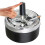 Cendrier rotatif chromé extra large sans cendres | Cendrier coupe-vent haut de gamme 2