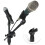 Generic Microphone Clips Clamp Holder Replacement for Microphone Stands, Mic Stand Wireless Microphone Handheld transmiters, 2 Pack 5