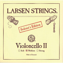 Larsen Original Cello 4/4 - Violoncello II - D Soloist String - Soft - Tension 13.7kg/ 30.2lbs