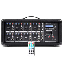 Power Dynamics PDM-C805A 8-Channel Powered PA Mixer Amp – 800W Bluetooth Audio M