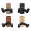 Fender Fender Essentials Guitar Wall Hanger, Walnut 5