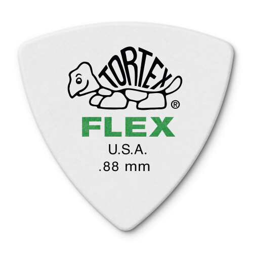 Jim Dunlop 456R.88 Guitar Picks, White