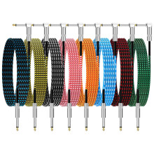 8 Pack 3M Instrument Cable Bulk, 6.35MM Guitar Cable Jack Lead for Bass AMP