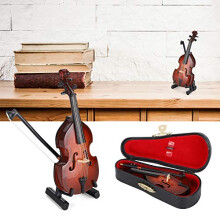 Mini Cello Model Cello Ornaments Musical Instrument Decorative Pocket Musical In