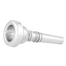 Champion Music Replacement Medium Cup Silver Plated Brass Cornet Mouthpiece - 7C