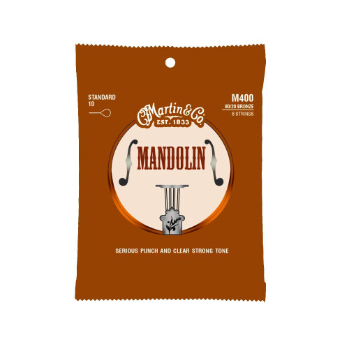 Martin M400 Mandolin 80/20 - Bronze Wound (Standard.010 - .034)