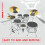 Evans SO-2346 SoundOff Standard Drum, Mute Pack, Black 4