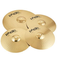Paiste 101 Brass Cymbal Set Universal 14" HiHat, 16" Crash, 20" Ride - Cymbal Se