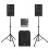 VONYX VX1015BT 2.1 Active PA System Package with Bluetooth PA Mixer and Active S 1