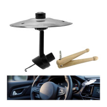 Car Crash Cymbal Air Vent, Mini Drum Cymbals for Car Vent Creative Funny Metal M