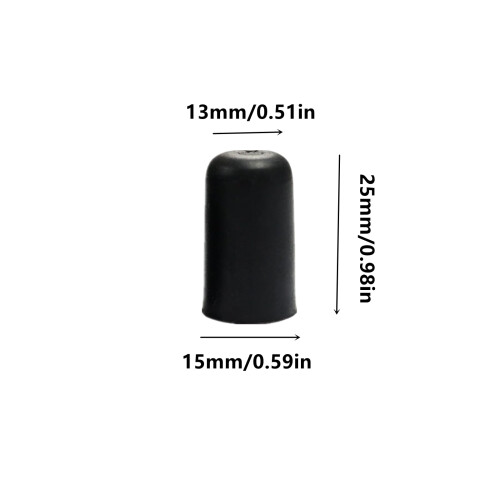 Cello Endpin Stopper, 6Pcs, Black 1