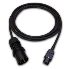 Marten 230v 16a PCE Plug to IEC C13 1mm HO7RN-F Rubber (5m, Black)