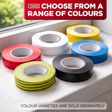 Status: IONOS Brown PVC Tape (33 metres) / fire resistant, multisurface / IONPVC