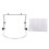 Harmonica Holder, Adjustable Hands-Free Support, Harmonica Mount Alloy Steel Nec 6