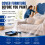 Raulde 6 Pack Extra Large Plastic Dust Sheets for Decorating 3.6 x 3m (12 x 10ft 3