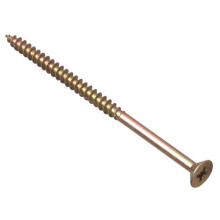 ForgeFix Multi-Purpose Single Thread Screws | 6.0 x 90mm | Zinc Yellow Passivate
