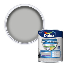 Dulux 5362491 Weathershield Exterior Quick Dry Satin Paint, Chic Shadow, 0.75 L