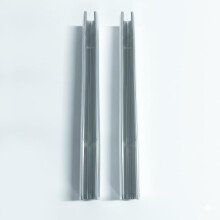 Chrome Radiator Pipe Covers SnapFit 200mm Long 15mm Pipe | Pack of 2, Clip on, Central Heating, Covers