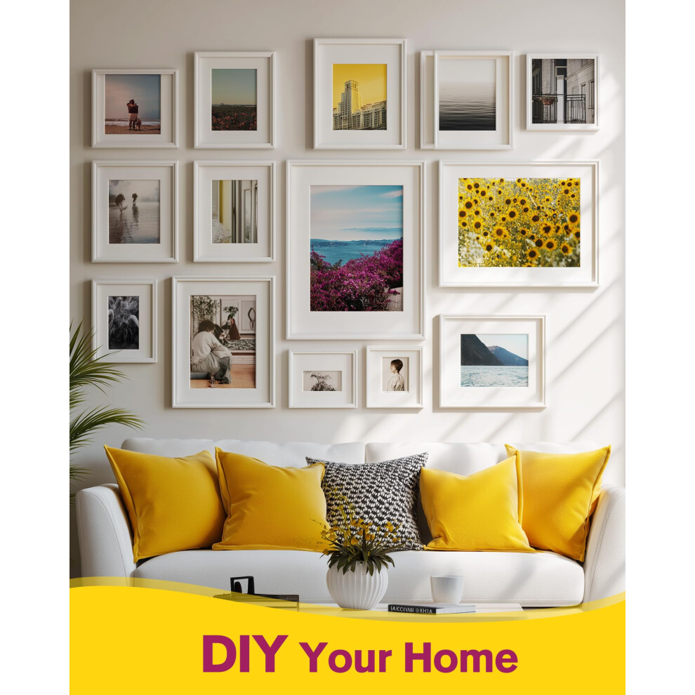 Emitever Picture Hanging Strips Heavy Duty, Xl-20 Pairs(40 Strips), Holds Up To 5007383514273