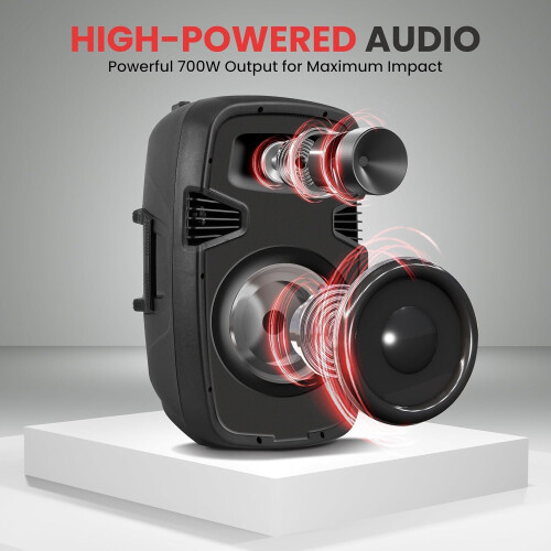 Pyle Portable Bluetooth PA Speaker System, UK Version - 10" 1