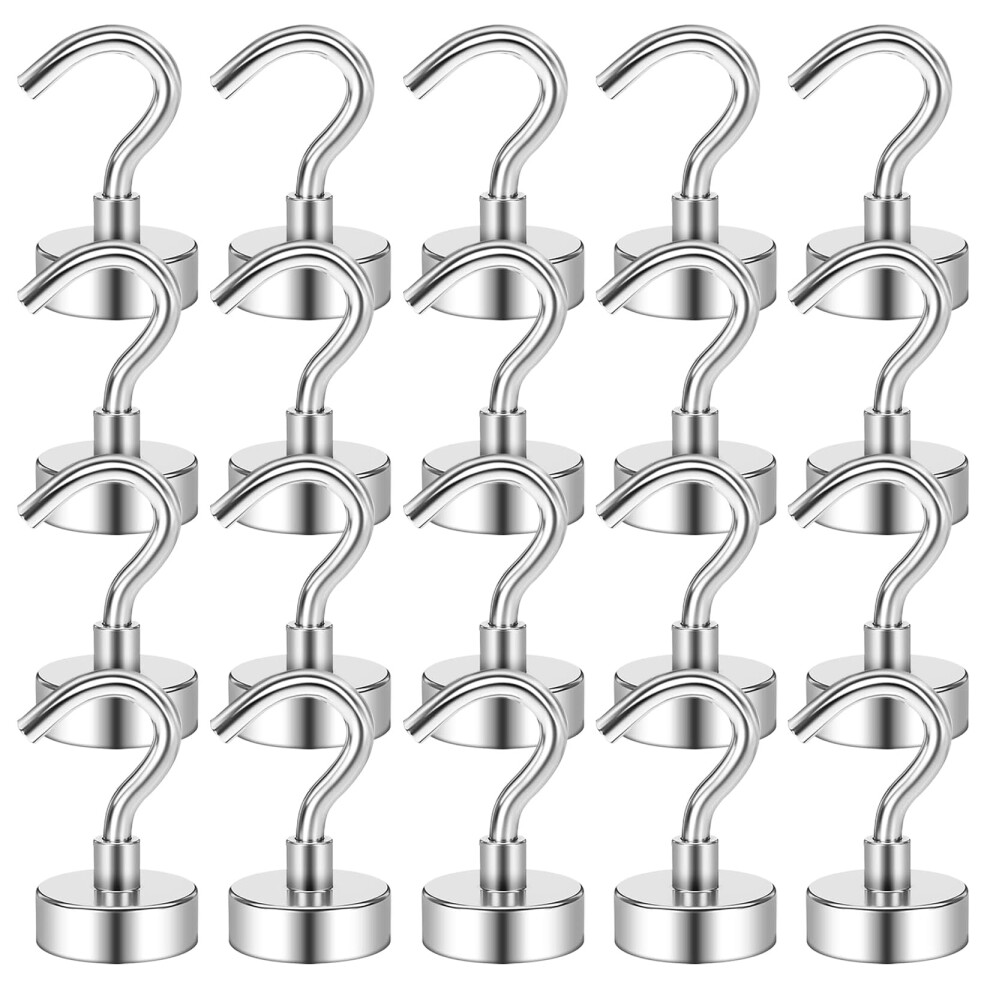 Grtard 20 Pack Magnetic Hooks For Cruise Cabins, 10Kg+, Heavy Duty Magnet Hooks 5005871952156