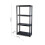 Addis Addis 4 Tier Plastic Storage Shelving Units Twin Pack – Durable Freest 6