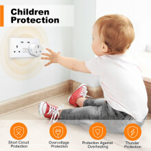 SURFOU Smart Plug WiFi Timer Socket with Energy Monitoring Mini Remote