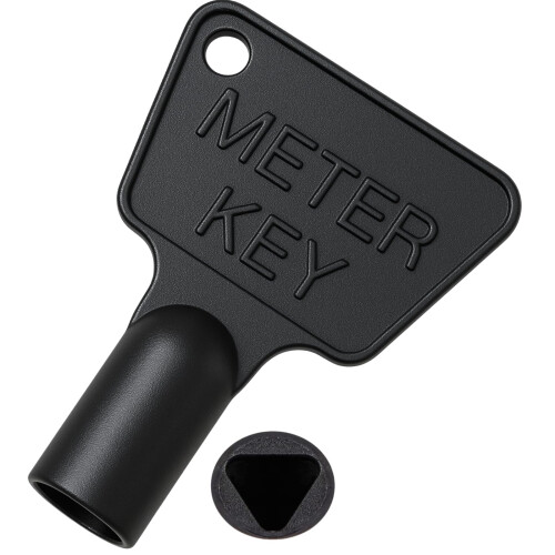 HowseHold Gas Meter Box Key [1 Pack] - Triangle Key - Electric Box Key - Utility