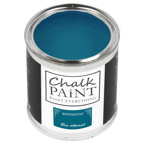 Chalk Paint Everything Blu Ottanio (Teal Blue) – 750 ml Water-Based Chalk Paint