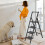 SAILUN Folding Step Ladder, 4-Step, With Handrail, Steel Construction, Non-Slip 7