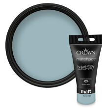 Crown WALLS & CEILINGS Duck Egg Matt Paint Tester Pot - Sample 40ml