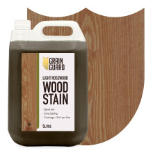 GRAIN GUARD Light Rosewood Wood Stain 5L – Water Based Wood Stain for Furniture,