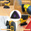 206PCS Multi Tool Sanding Pad Kit 3PCS Triangle Sanding Pads 3PCS Fing 4