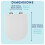 Croydex Croydex Eyre Soft Close Toilet Seat D Shape - Quick Release Button for Easy Clea 5